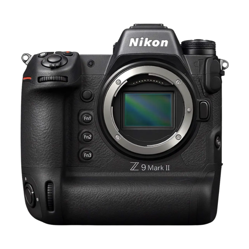 Nikon Z-series mirrorless camera body shown without a lens, representing flagship design direction within camera technology trends 2026.