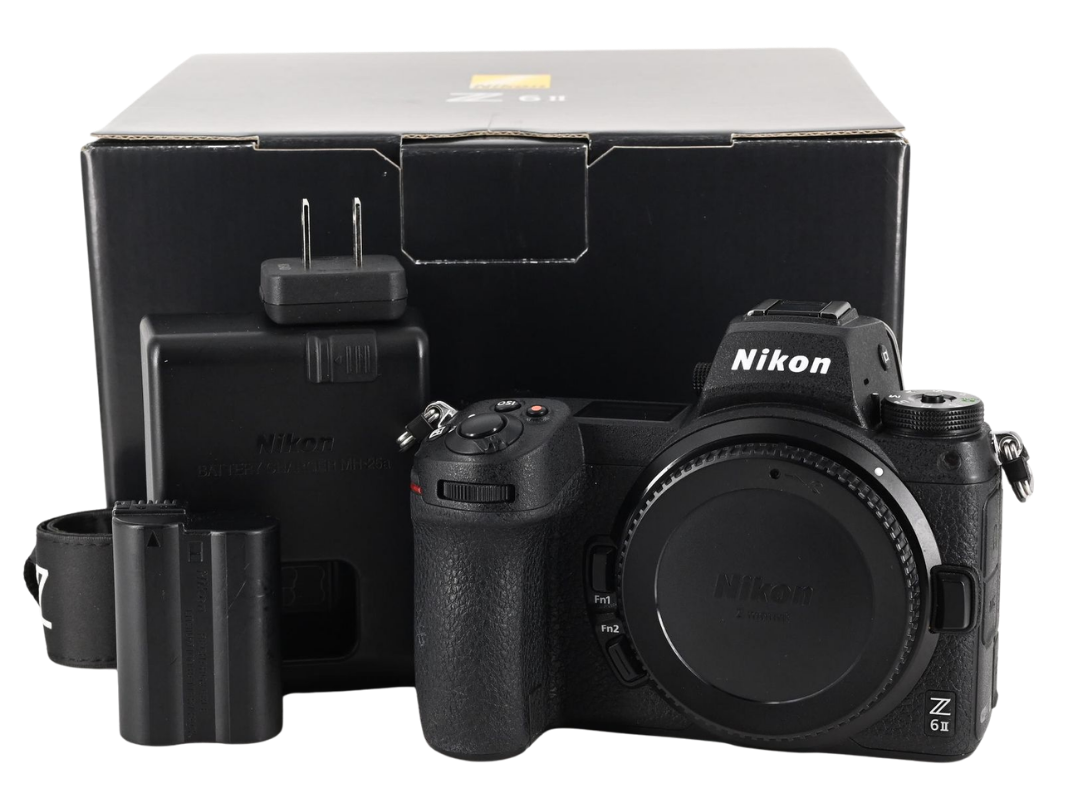 Nikon Z6 II mirrorless camera body with original box, battery, charger, and strap — What Your Go-To Camera Brand Says About You