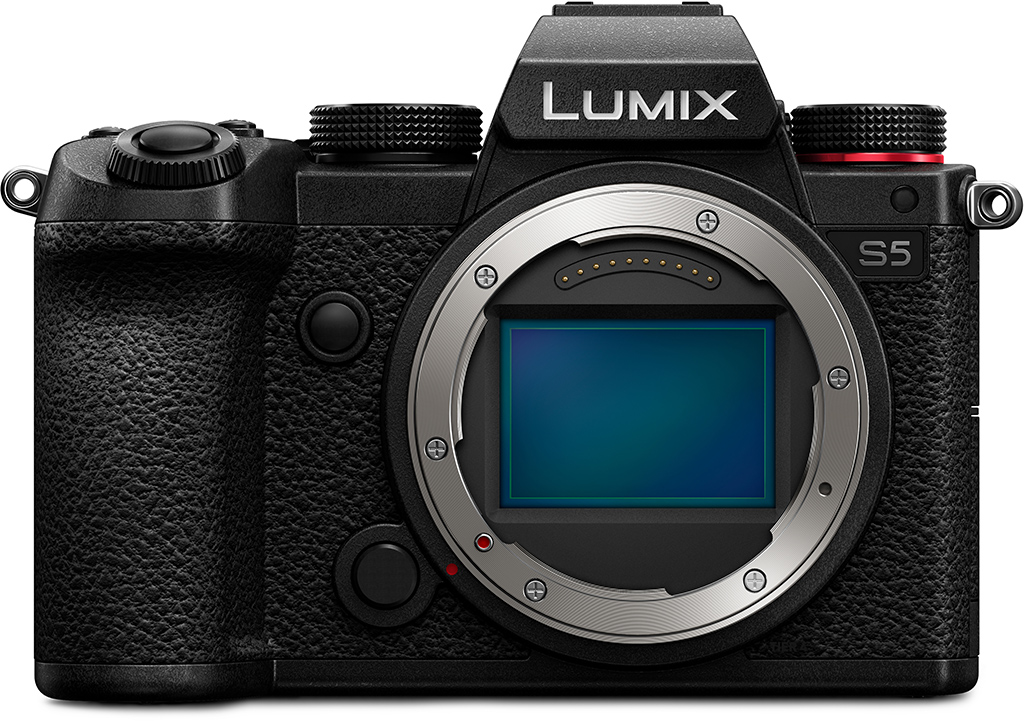 Panasonic Lumix S5 full-frame mirrorless camera body — best used mirrorless camera under $1000 in 2026 for hybrid shooters